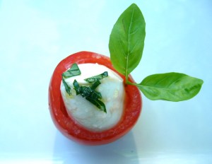 "Stuffed" Caprese Salad