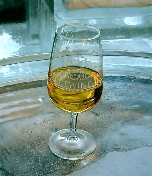 An ice wine martini