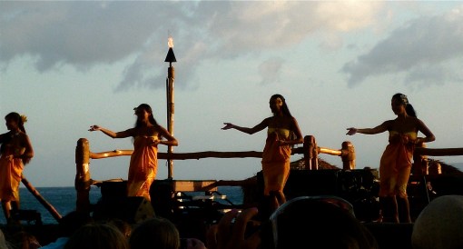 The luau at The Marriott in Wailea