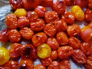 Roasted cherry tomatoes